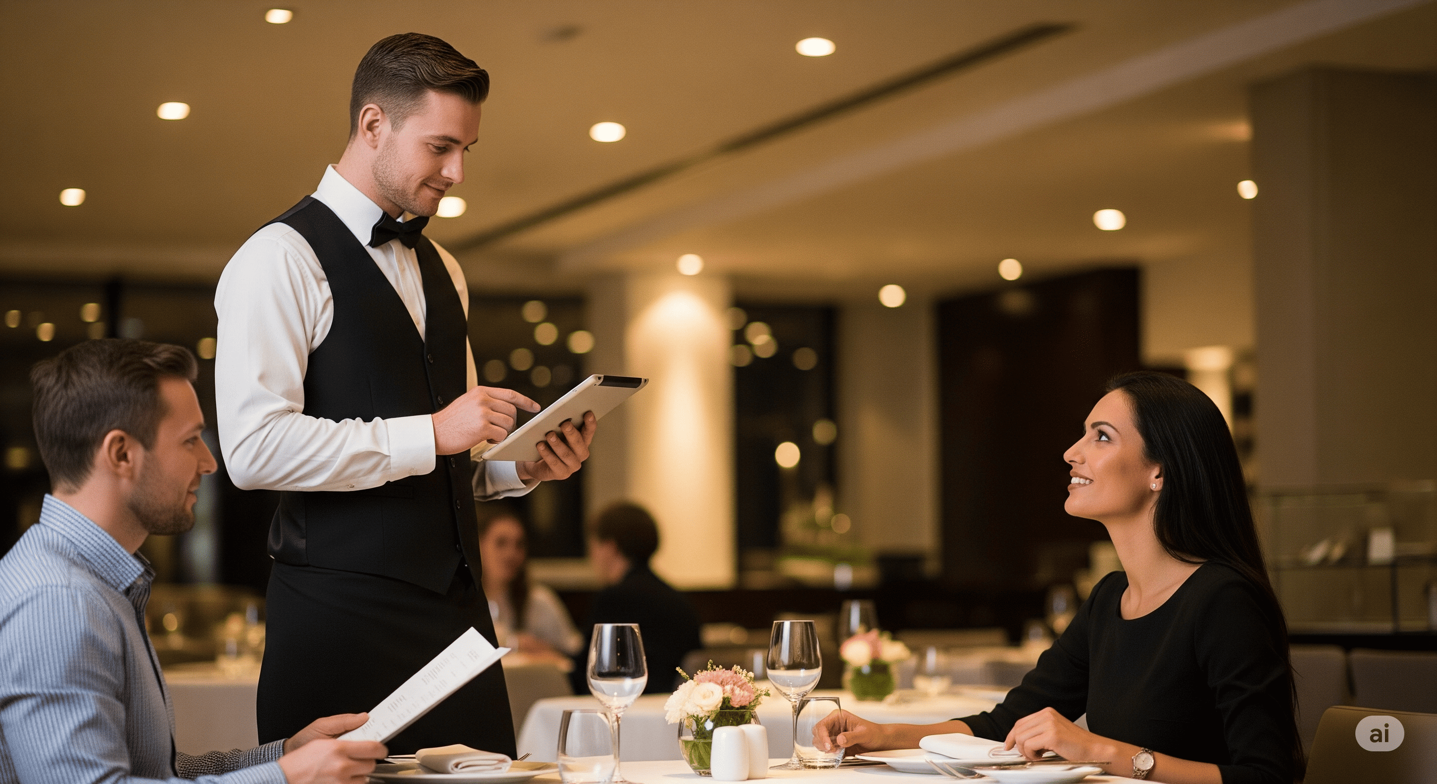 Imagen de una tablet con software de gestión para restaurantes